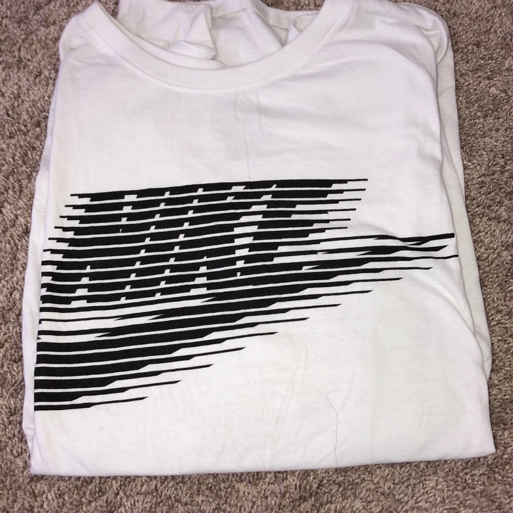 White Nike shirt